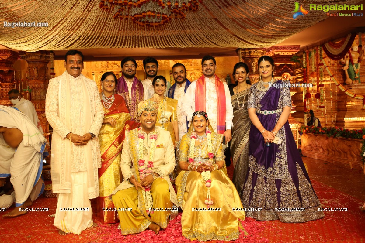 Sri Kondala Sudhakar Reddy's Son Nipun's Wedding With Telangana Whip Sri T Bhanu Prasad Rao Daughter Shriya