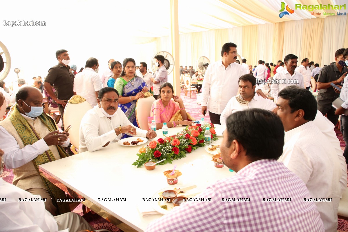 Sri Kondala Sudhakar Reddy's Son Nipun's Wedding With Telangana Whip Sri T Bhanu Prasad Rao Daughter Shriya