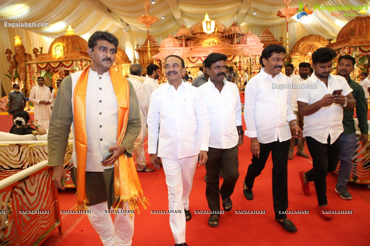 Sri Kondala Sudhakar Reddy's Son Nipun's Wedding With Telangana Whip Sri T Bhanu Prasad Rao Daughter Shriya