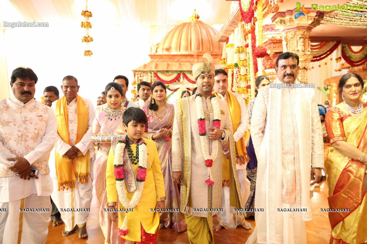 Sri Kondala Sudhakar Reddy's Son Nipun's Wedding With Telangana Whip Sri T Bhanu Prasad Rao Daughter Shriya