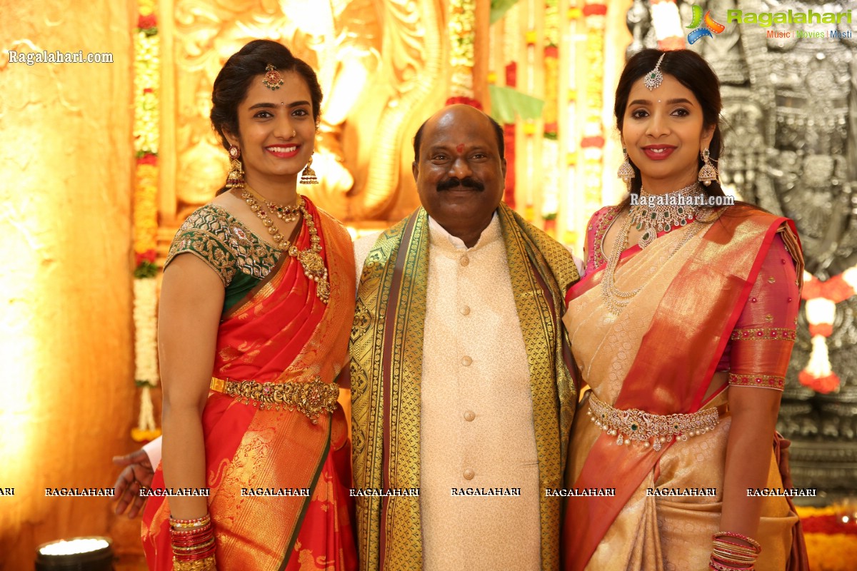 Sri Kondala Sudhakar Reddy's Son Nipun's Wedding With Telangana Whip Sri T Bhanu Prasad Rao Daughter Shriya