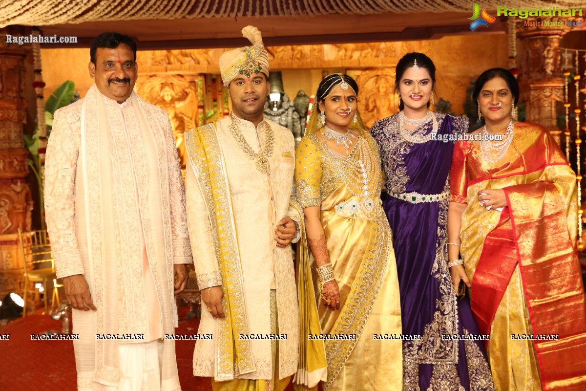 Sri Kondala Sudhakar Reddy's Son Nipun's Wedding With Telangana Whip Sri T Bhanu Prasad Rao Daughter Shriya