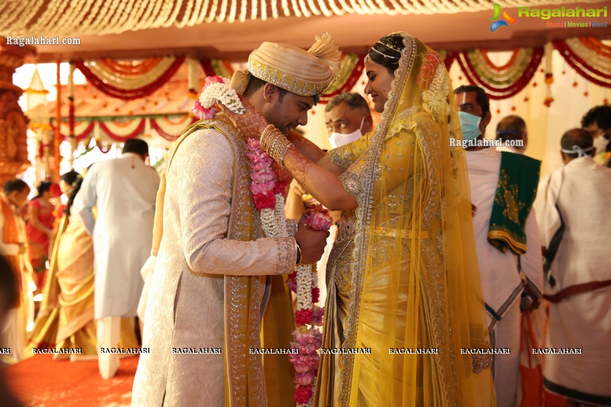 Sri Kondala Sudhakar Reddy's Son Nipun's Wedding With Telangana Whip Sri T Bhanu Prasad Rao Daughter Shriya