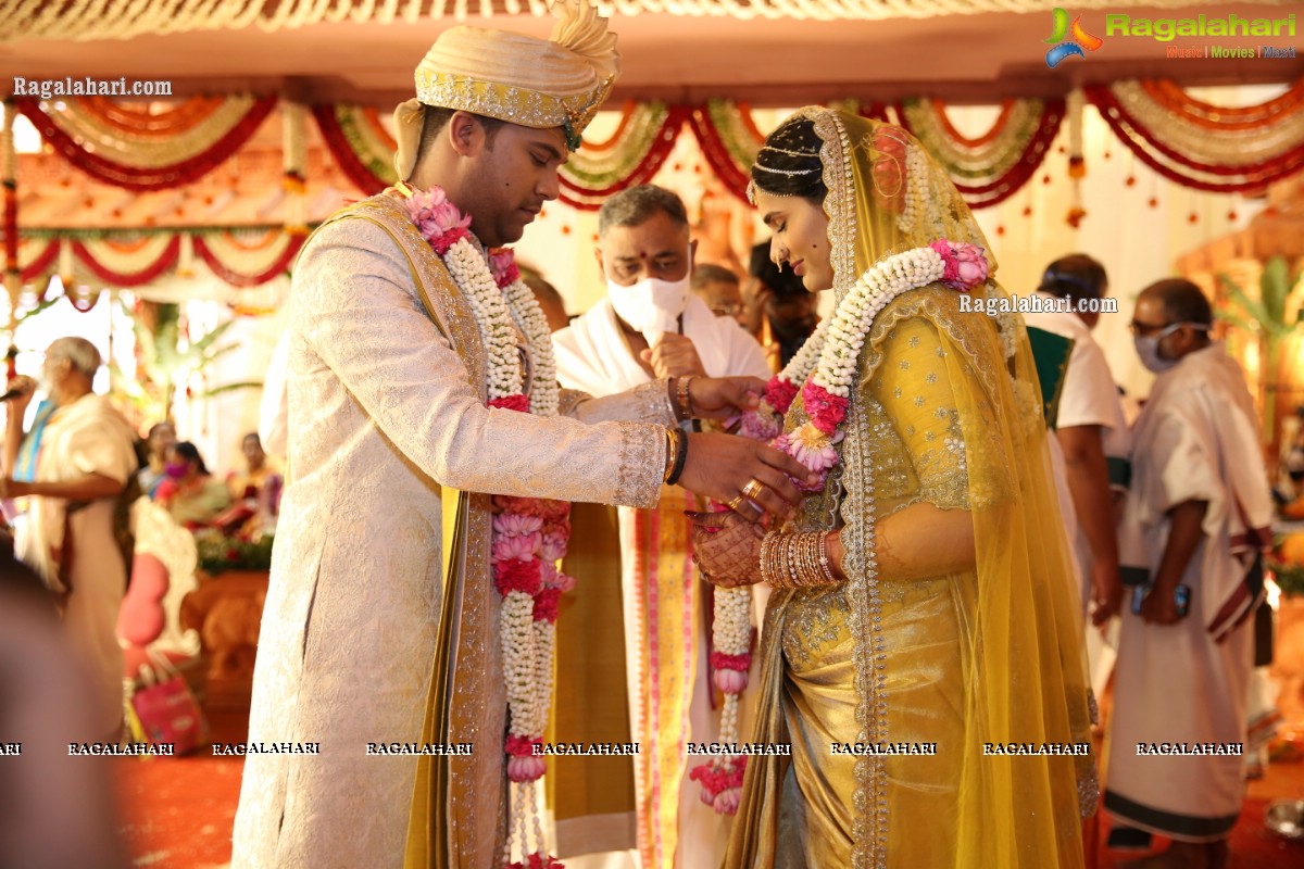 Sri Kondala Sudhakar Reddy's Son Nipun's Wedding With Telangana Whip Sri T Bhanu Prasad Rao Daughter Shriya