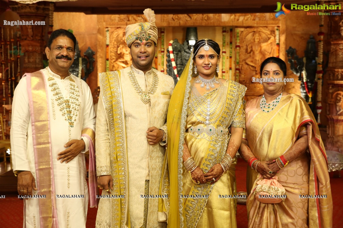 Sri Kondala Sudhakar Reddy's Son Nipun's Wedding With Telangana Whip Sri T Bhanu Prasad Rao Daughter Shriya