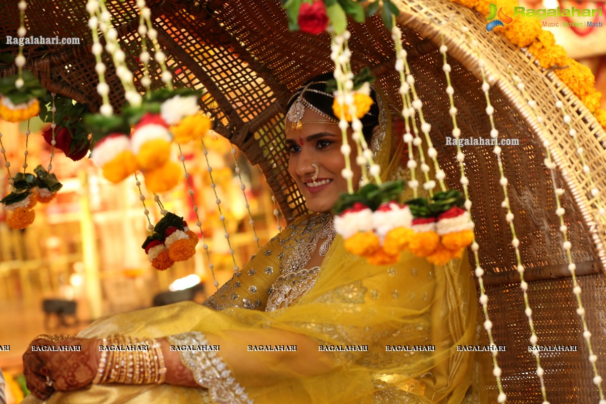 Sri Kondala Sudhakar Reddy's Son Nipun's Wedding With Telangana Whip Sri T Bhanu Prasad Rao Daughter Shriya