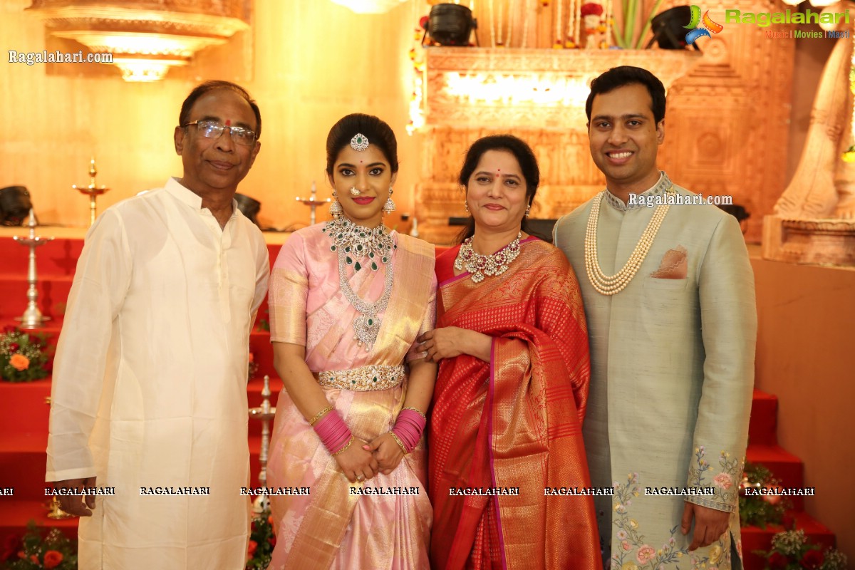 Sri Kondala Sudhakar Reddy's Son Nipun's Wedding With Telangana Whip Sri T Bhanu Prasad Rao Daughter Shriya