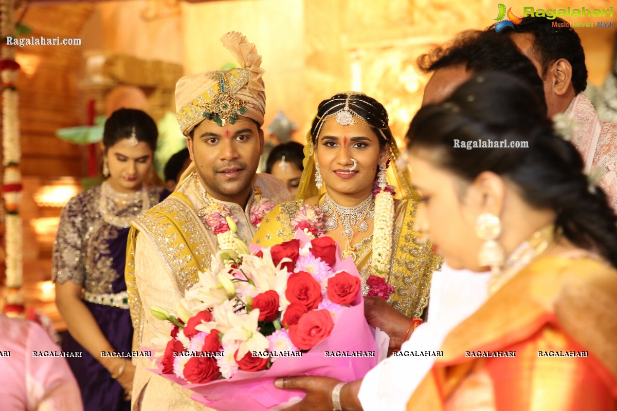 Sri Kondala Sudhakar Reddy's Son Nipun's Wedding With Telangana Whip Sri T Bhanu Prasad Rao Daughter Shriya