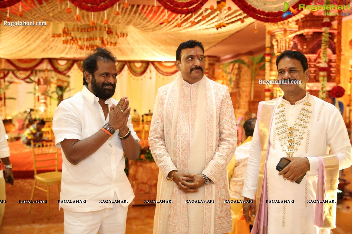 Sri Kondala Sudhakar Reddy's Son Nipun's Wedding With Telangana Whip Sri T Bhanu Prasad Rao Daughter Shriya