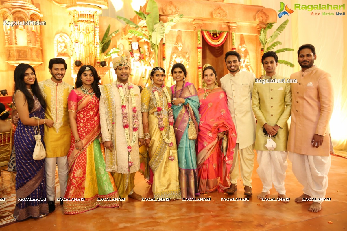 Sri Kondala Sudhakar Reddy's Son Nipun's Wedding With Telangana Whip Sri T Bhanu Prasad Rao Daughter Shriya