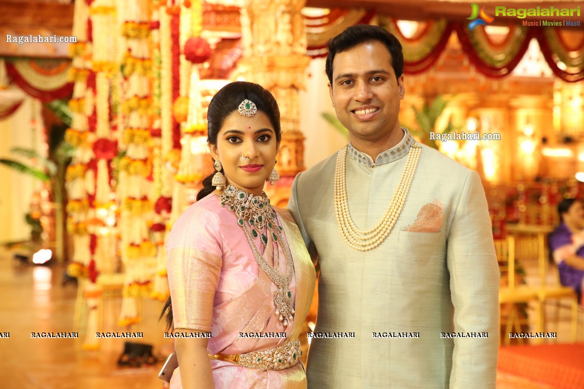 Sri Kondala Sudhakar Reddy's Son Nipun's Wedding With Telangana Whip Sri T Bhanu Prasad Rao Daughter Shriya