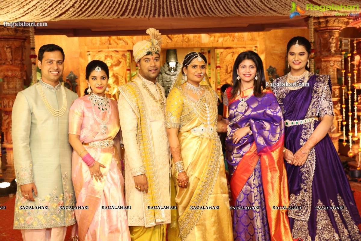 Sri Kondala Sudhakar Reddy's Son Nipun's Wedding With Telangana Whip Sri T Bhanu Prasad Rao Daughter Shriya