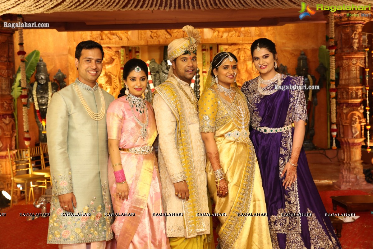 Sri Kondala Sudhakar Reddy's Son Nipun's Wedding With Telangana Whip Sri T Bhanu Prasad Rao Daughter Shriya