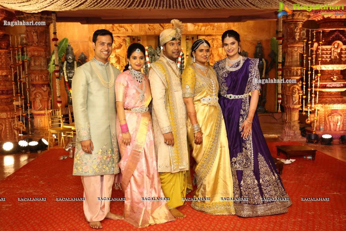 Sri Kondala Sudhakar Reddy's Son Nipun's Wedding With Telangana Whip Sri T Bhanu Prasad Rao Daughter Shriya