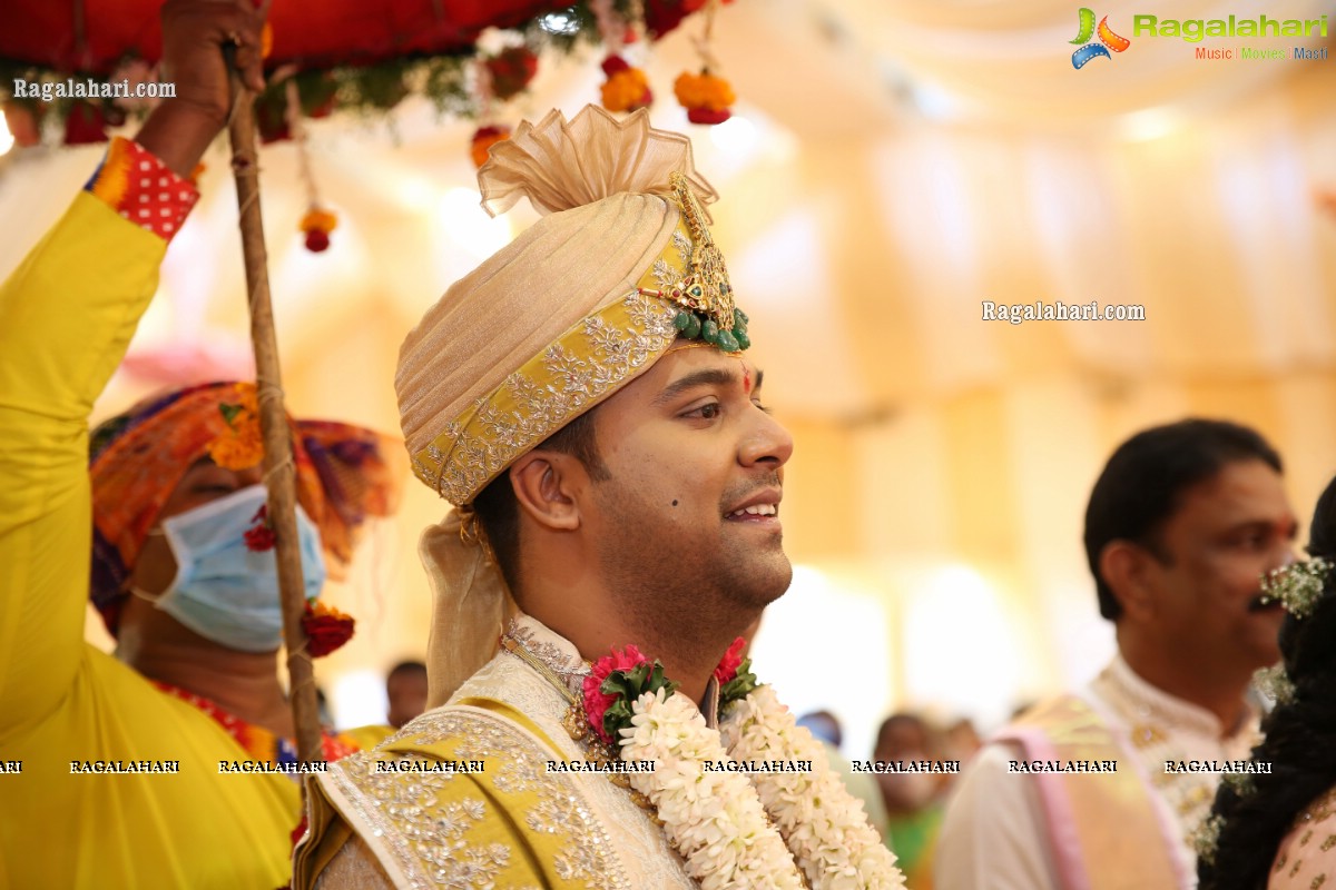 Sri Kondala Sudhakar Reddy's Son Nipun's Wedding With Telangana Whip Sri T Bhanu Prasad Rao Daughter Shriya