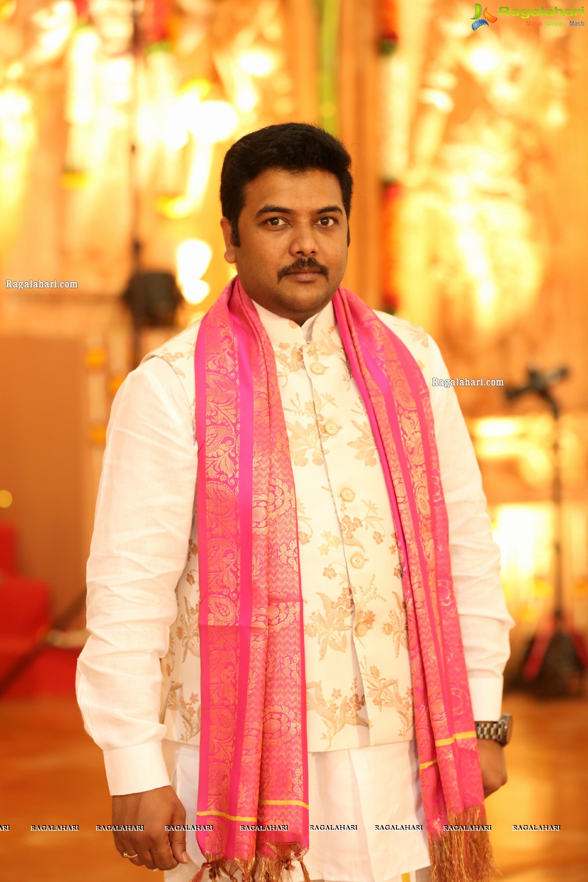 Sri Kondala Sudhakar Reddy's Son Nipun's Wedding With Telangana Whip Sri T Bhanu Prasad Rao Daughter Shriya