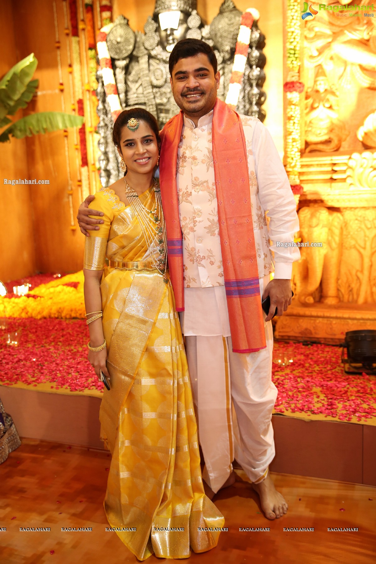 Sri Kondala Sudhakar Reddy's Son Nipun's Wedding With Telangana Whip Sri T Bhanu Prasad Rao Daughter Shriya