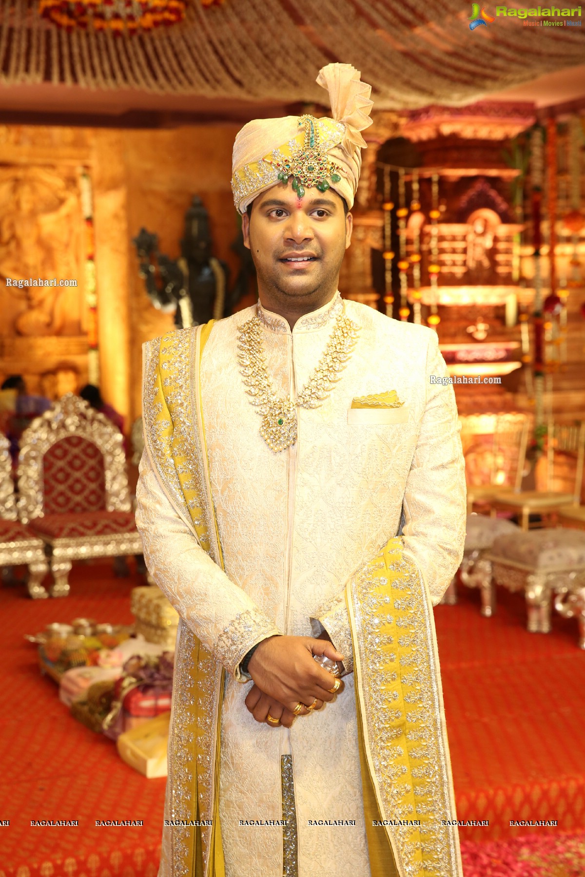 Sri Kondala Sudhakar Reddy's Son Nipun's Wedding With Telangana Whip Sri T Bhanu Prasad Rao Daughter Shriya