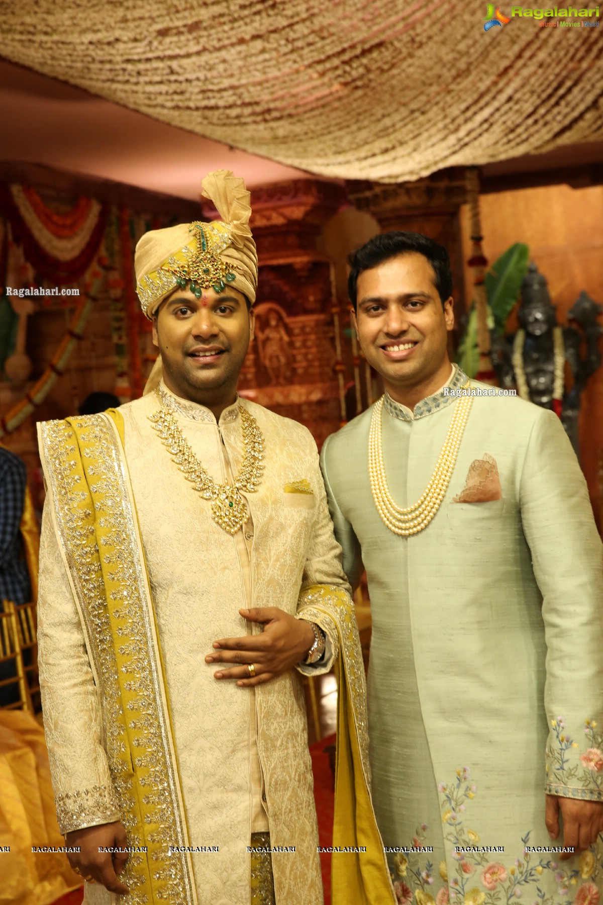 Sri Kondala Sudhakar Reddy's Son Nipun's Wedding With Telangana Whip Sri T Bhanu Prasad Rao Daughter Shriya