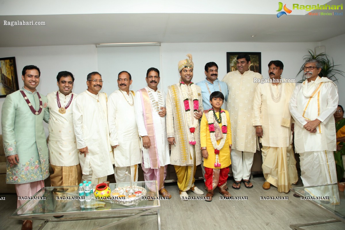 Sri Kondala Sudhakar Reddy's Son Nipun's Wedding With Telangana Whip Sri T Bhanu Prasad Rao Daughter Shriya