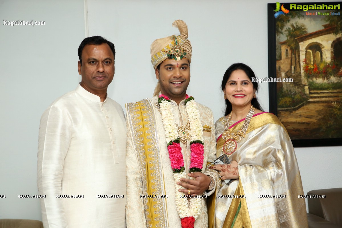 Sri Kondala Sudhakar Reddy's Son Nipun's Wedding With Telangana Whip Sri T Bhanu Prasad Rao Daughter Shriya