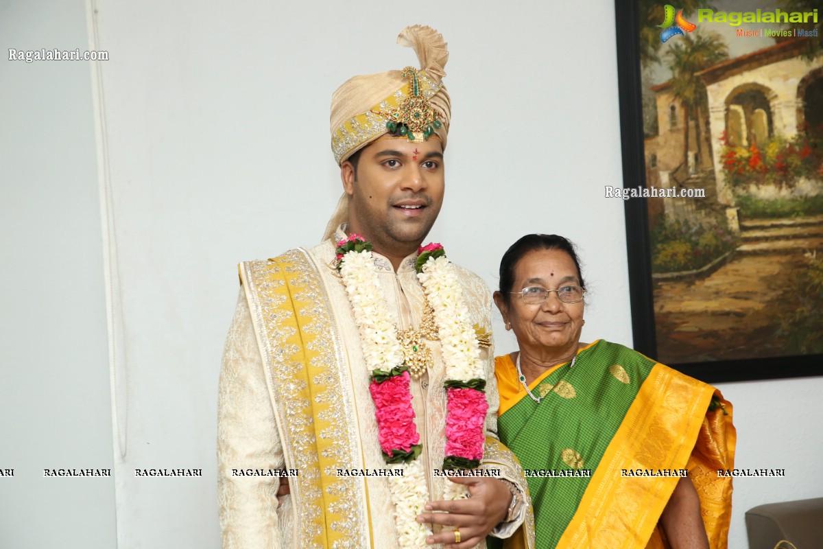 Sri Kondala Sudhakar Reddy's Son Nipun's Wedding With Telangana Whip Sri T Bhanu Prasad Rao Daughter Shriya