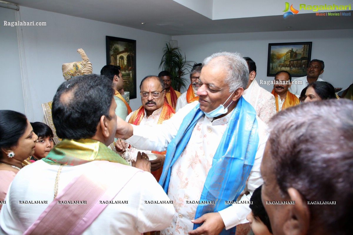 Sri Kondala Sudhakar Reddy's Son Nipun's Wedding With Telangana Whip Sri T Bhanu Prasad Rao Daughter Shriya