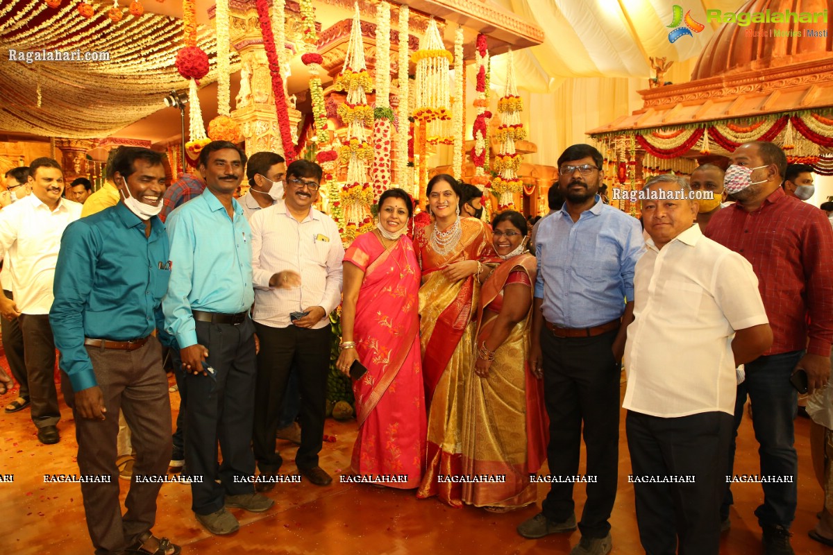 Sri Kondala Sudhakar Reddy's Son Nipun's Wedding With Telangana Whip Sri T Bhanu Prasad Rao Daughter Shriya