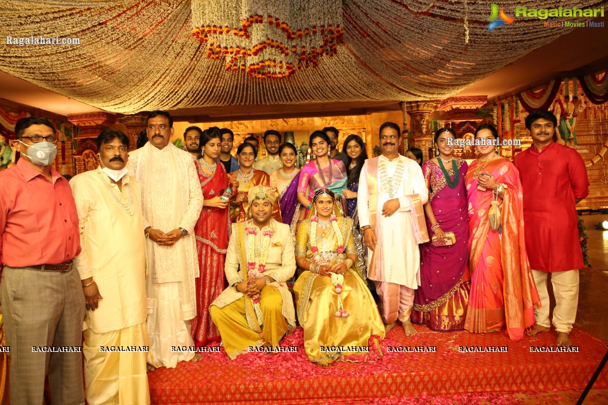 Sri Kondala Sudhakar Reddy's Son Nipun's Wedding With Telangana Whip Sri T Bhanu Prasad Rao Daughter Shriya