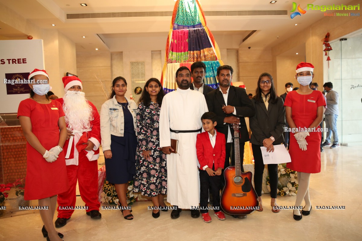 Radisson Pochampalli Christmas Tree - Lighting the Lamp