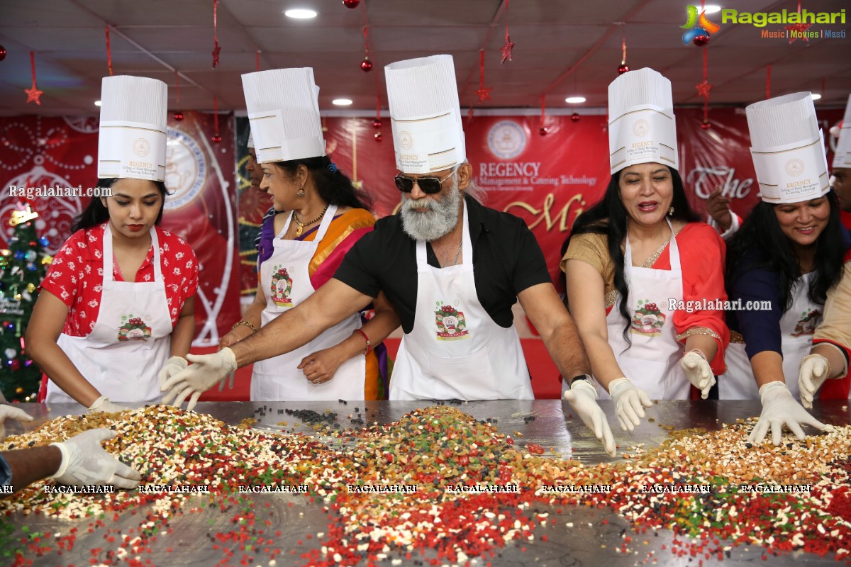 Regency College of Hotel Management and Catering Technology Arranges Cake Mixing Ceremony