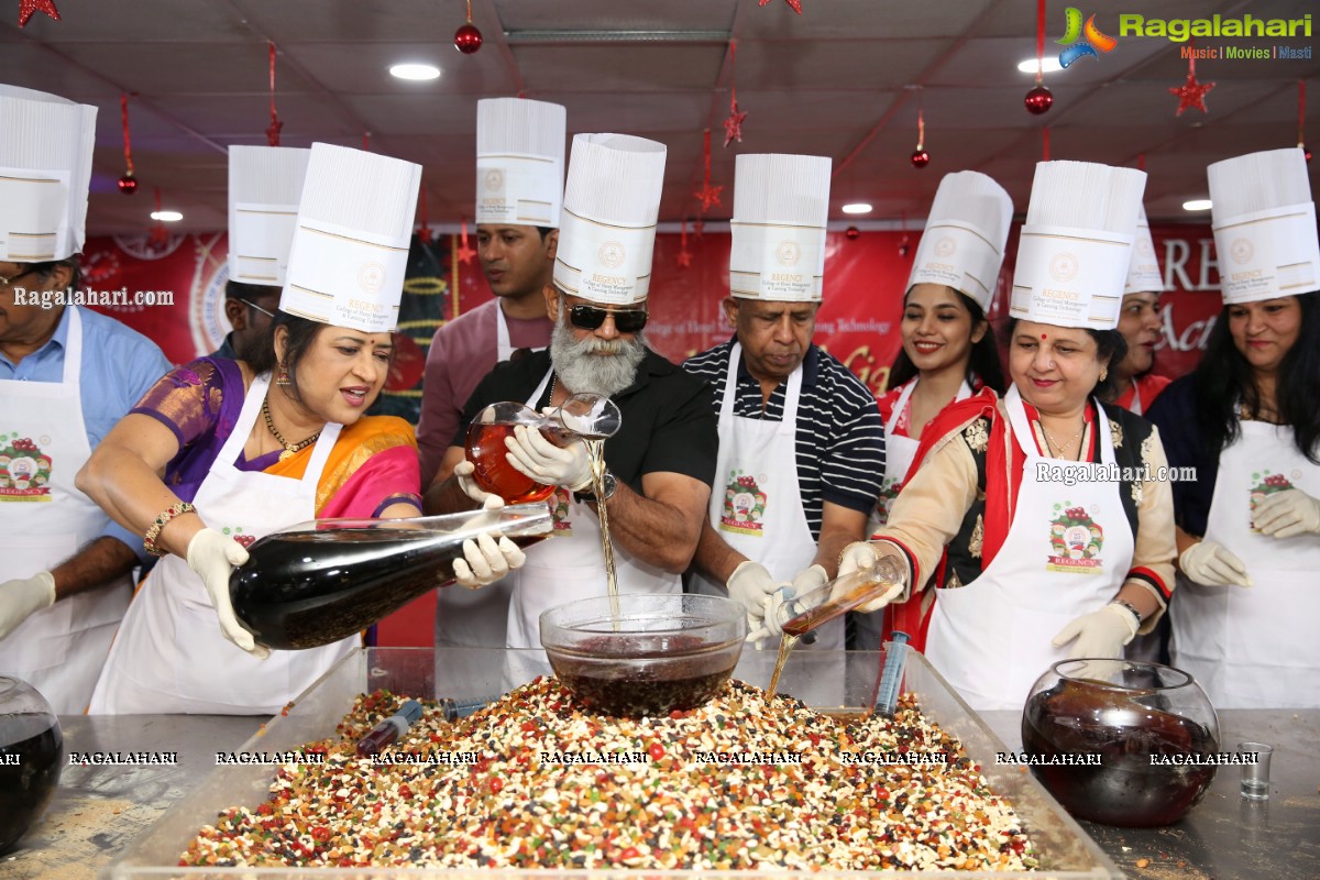 Regency College of Hotel Management and Catering Technology Arranges Cake Mixing Ceremony