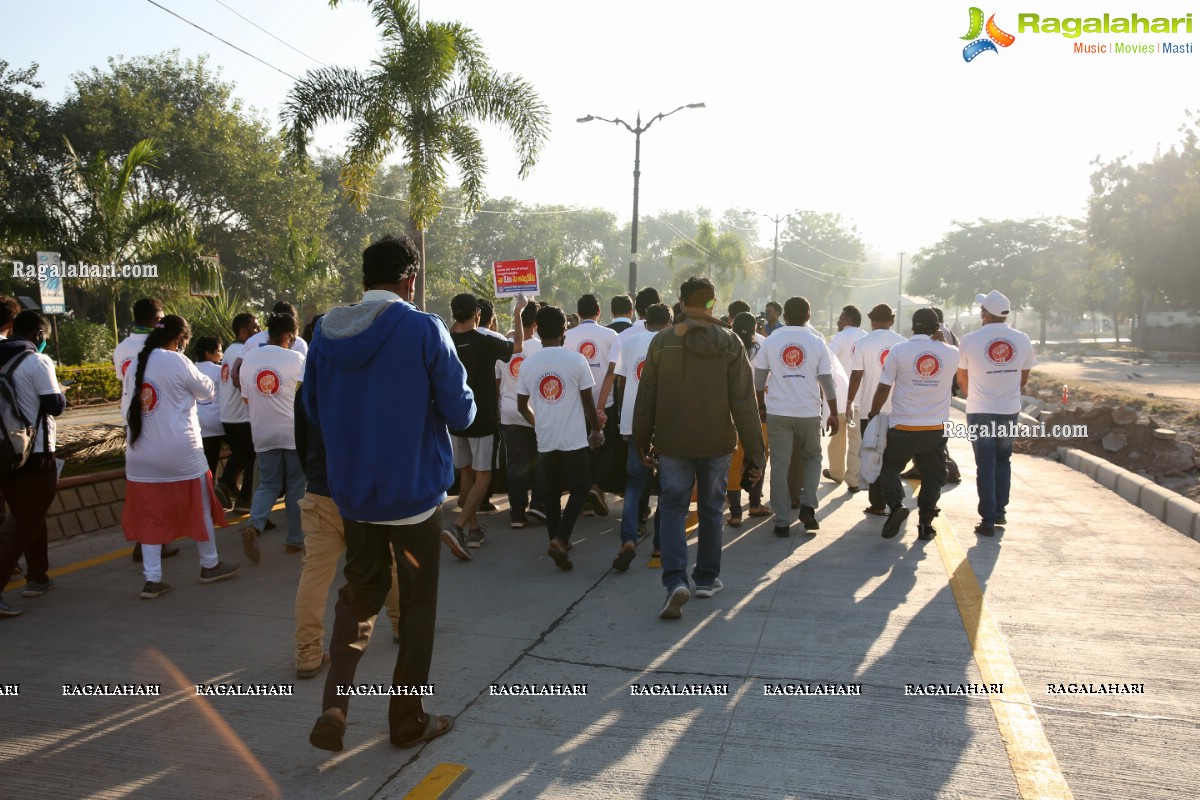 Anti Corruption Day Walk by YAC, Hyderabad