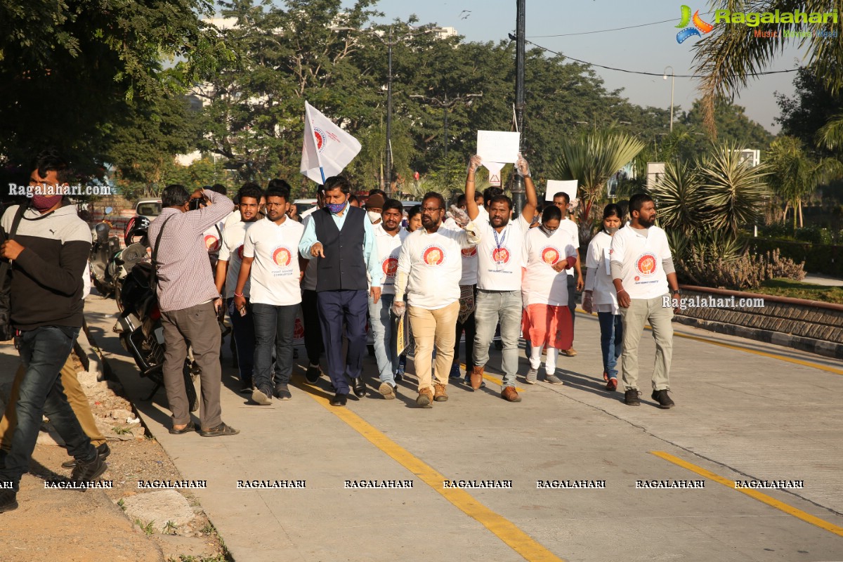 Anti Corruption Day Walk by YAC, Hyderabad