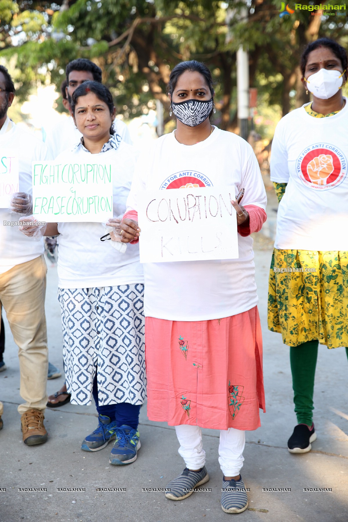 Anti Corruption Day Walk by YAC, Hyderabad