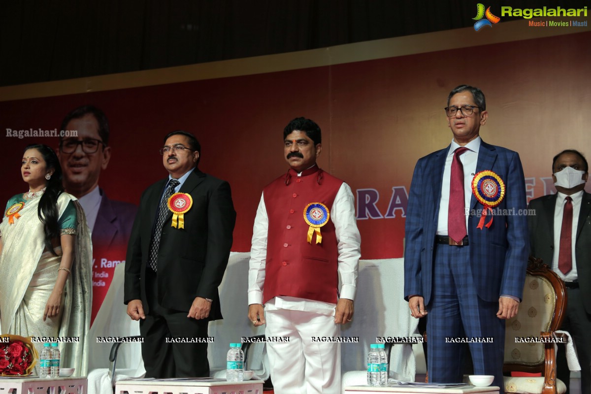 Dr Ramineni Foundation Conducts 'Puraskaarams 2020 & 2021' at Anvaya Conventions In Hyderabad