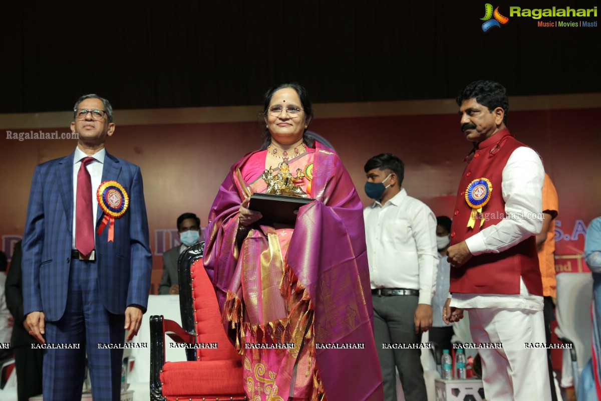 Dr Ramineni Foundation Conducts 'Puraskaarams 2020 & 2021' at Anvaya Conventions In Hyderabad