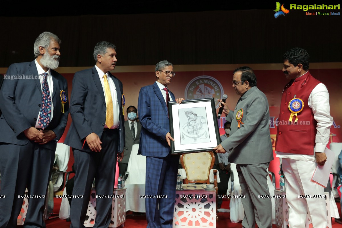 Dr Ramineni Foundation Conducts 'Puraskaarams 2020 & 2021' at Anvaya Conventions In Hyderabad