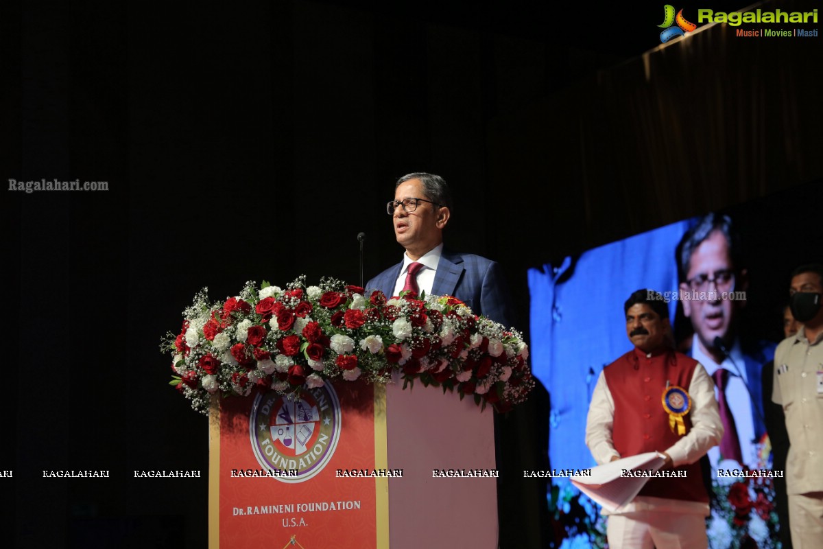 Dr Ramineni Foundation Conducts 'Puraskaarams 2020 & 2021' at Anvaya Conventions In Hyderabad