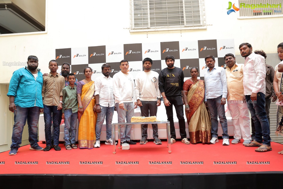 F3 Salon Launch in The Presence of Dil Raju, Anil Ravipudi, Gopichand Malineni