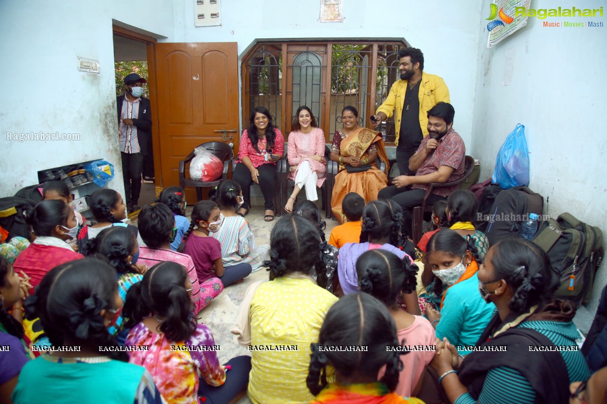 Lavanya Tripathi Celebrates her Birthday with Orphans at Government Ladies Hostel Balkampet, Hyderabad