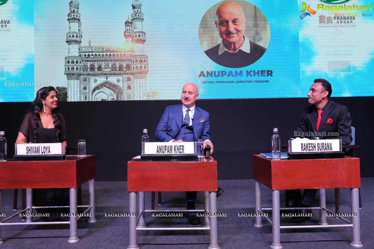 Yi - Young Indians Annual day Celebrations 2021 and an interactive session With Anupam Kher at HICC Novotel