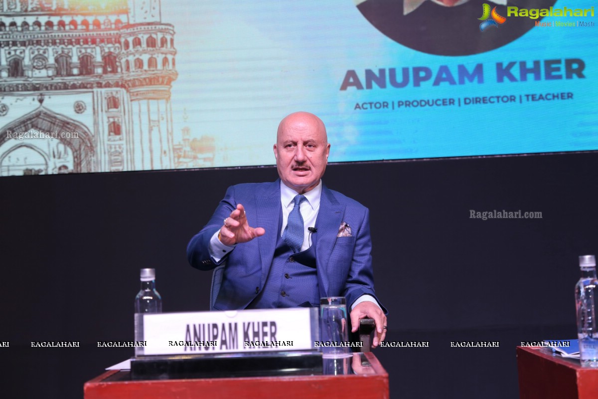 Yi - Young Indians Annual day Celebrations 2021 and an interactive session With Anupam Kher at HICC Novotel