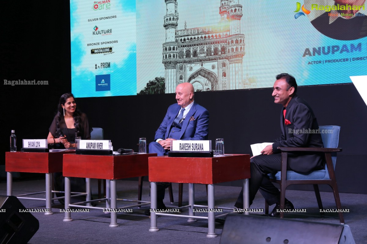 Yi - Young Indians Annual day Celebrations 2021 and an interactive session With Anupam Kher at HICC Novotel