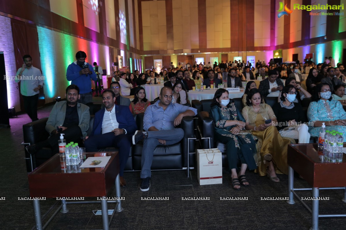 Yi - Young Indians Annual day Celebrations 2021 and an interactive session With Anupam Kher at HICC Novotel