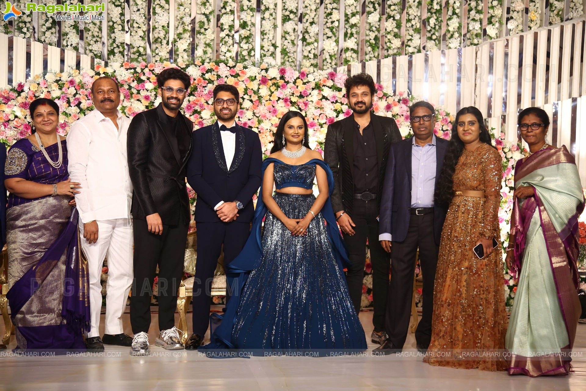 Celebrities at Director Gunasekhar's Daughter Neelima Guna & Ravi Prakhya Wedding Reception