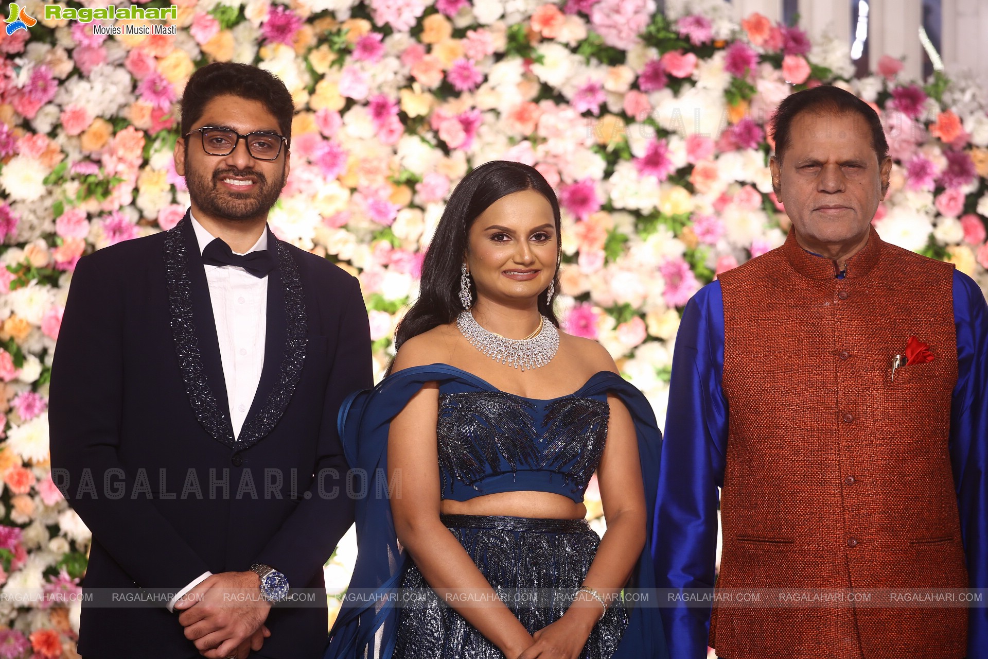 Celebrities at Director Gunasekhar's Daughter Neelima Guna & Ravi Prakhya Wedding Reception