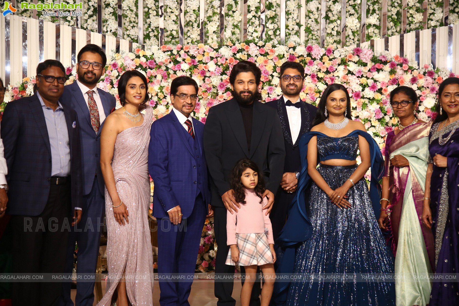 Celebrities at Director Gunasekhar's Daughter Neelima Guna & Ravi Prakhya Wedding Reception