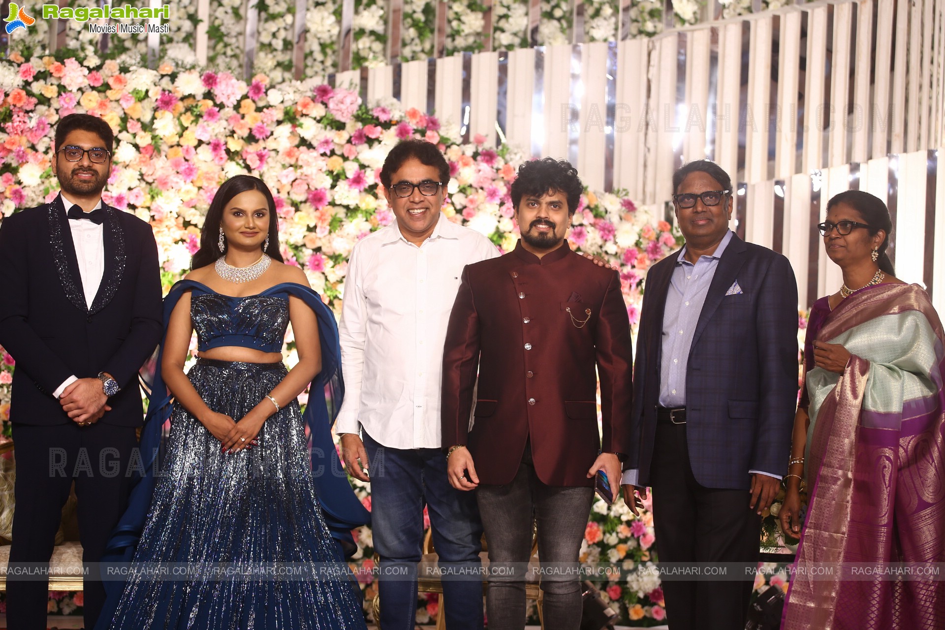 Celebrities at Director Gunasekhar's Daughter Neelima Guna & Ravi Prakhya Wedding Reception