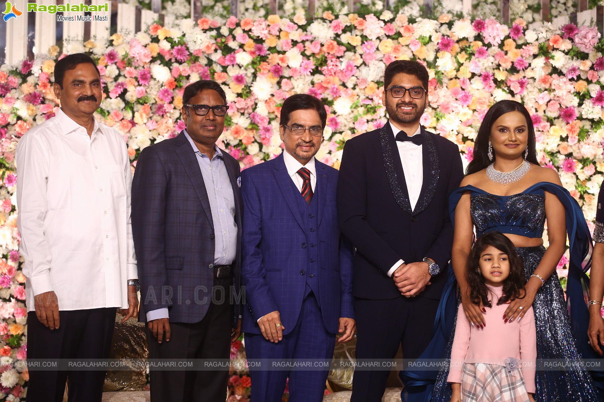 Celebrities at Director Gunasekhar's Daughter Neelima Guna & Ravi Prakhya Wedding Reception